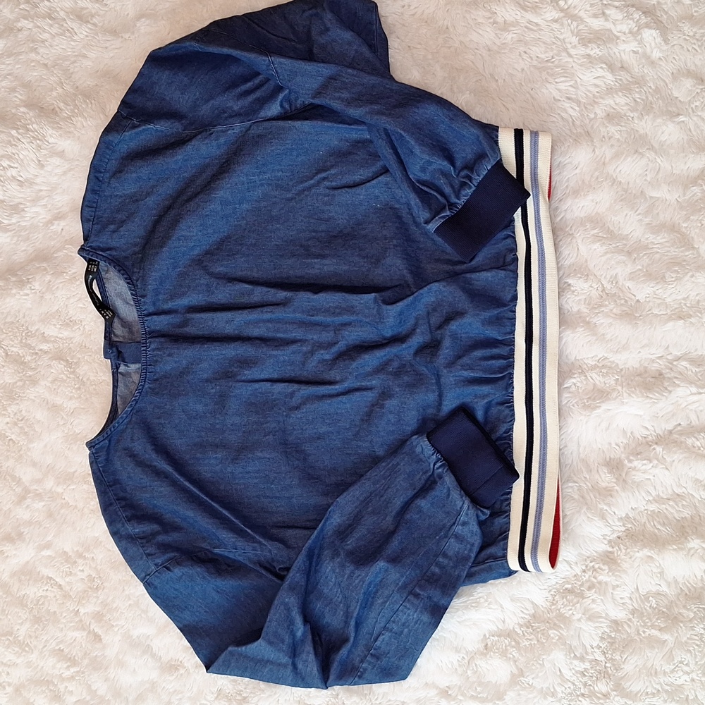 Zara Denimwear Blouse Size S